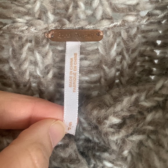 Free People Budapest daydream duster cardigan S preowned oatmeal - Picture 2 of 5